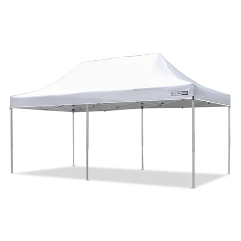3m x 6m White Pop-Up Gazebo