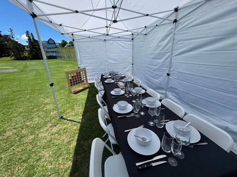 3m x 6m White Pop-Up Gazebo