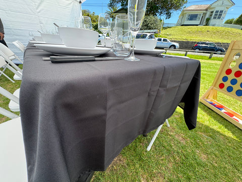Black Tablecloth