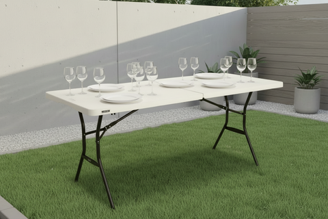 6 FT Bi-Fold Trestle Table